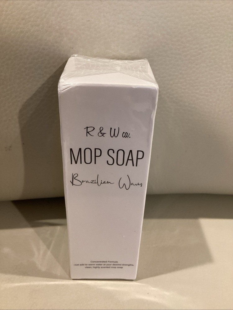 New R&W Co Mop Soap Brazilian Waves Scent 4 Oz Floor Cleaner