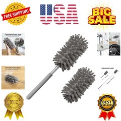 Microfiber Duster for Cleaning, Hand Washable Dusters with 2pcs Replaceable M…