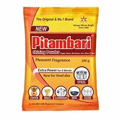 PITAMBARI Cleaning Powder for Silver Copper Brass Iron Steel Aluminium 150 GM