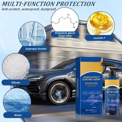 Car Coating Spray,Quick Effect Coating Agent,Car Scratch Wax Polish Spray Liquid