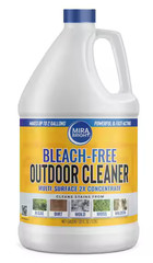 MIRA BRIGHT Bleach-Free Outdoor Cleaner 2X Concentrate Multi-Surface 1 Gallon