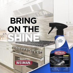 Heavy Duty Gas Range & Stove Top Cleaner and Degreaser – 2 Pack, 24 Ounces wi…