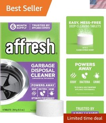 6 Citrus Scent Tablets – Eco-Friendly Garbage Disposal Cleaner & Odor Eliminator