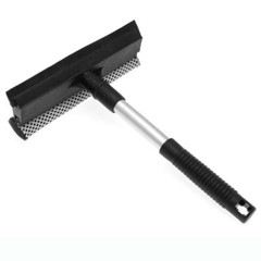Handle Car Window Brush Windshield Squeegee Scraper Wiper Cleaner Double Surface