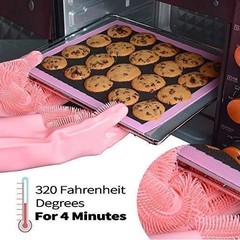Silicone Hand Gloves for Dish Washing Kitchen Bathroom Car Cleaning Pack of 1