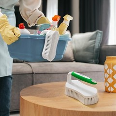 Dual Tone Heavy Duty Cleaning Brushes – Perfect for Tub, Sink, and Floors