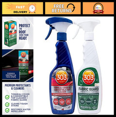 Convertible Top Cleaning & Care Kit – Cleaner & Fabric Guard, 32 fl oz, Water Re