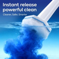 50 Pcs Disposable Toilet Cleaner Refill Pads, Universal Toilet Bowl Brush Rep…