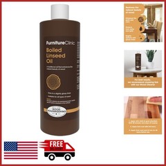 Boiled Linseed Oil 500ml for Wood Furniture Fast Drying Glossy Finish