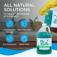 Concentrated Enzyme Drain Cleaner Gel for Pipes, Fruit Flies Odor Control