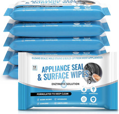 6 Pack 60 Pcs Home Appliance Surface Cleaner Wipes Heavy Duty Cleaning Front
