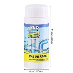 1~5x Wild Tornado Powerful Sink Drain Cleaner High Efficiency Clogging Cleaner