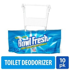 Toilet Bowl Deodorizer Rim Hanger Pleasantly Scented Freshener 10 Pack