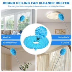 Storystore Ceiling Fan Cleaner Duster Adjustable Duster with Extension Pole