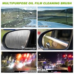 Oil-Free Car Glass Brushes, Upgrade 2.0 Clear Vision Glass Cleaner, Oil Film …