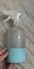 NEW NORWEX FOREVER BOTTLE GLASS SPRAYER WITH SILICONE SLEEVE SEA MIST 16FL OZ