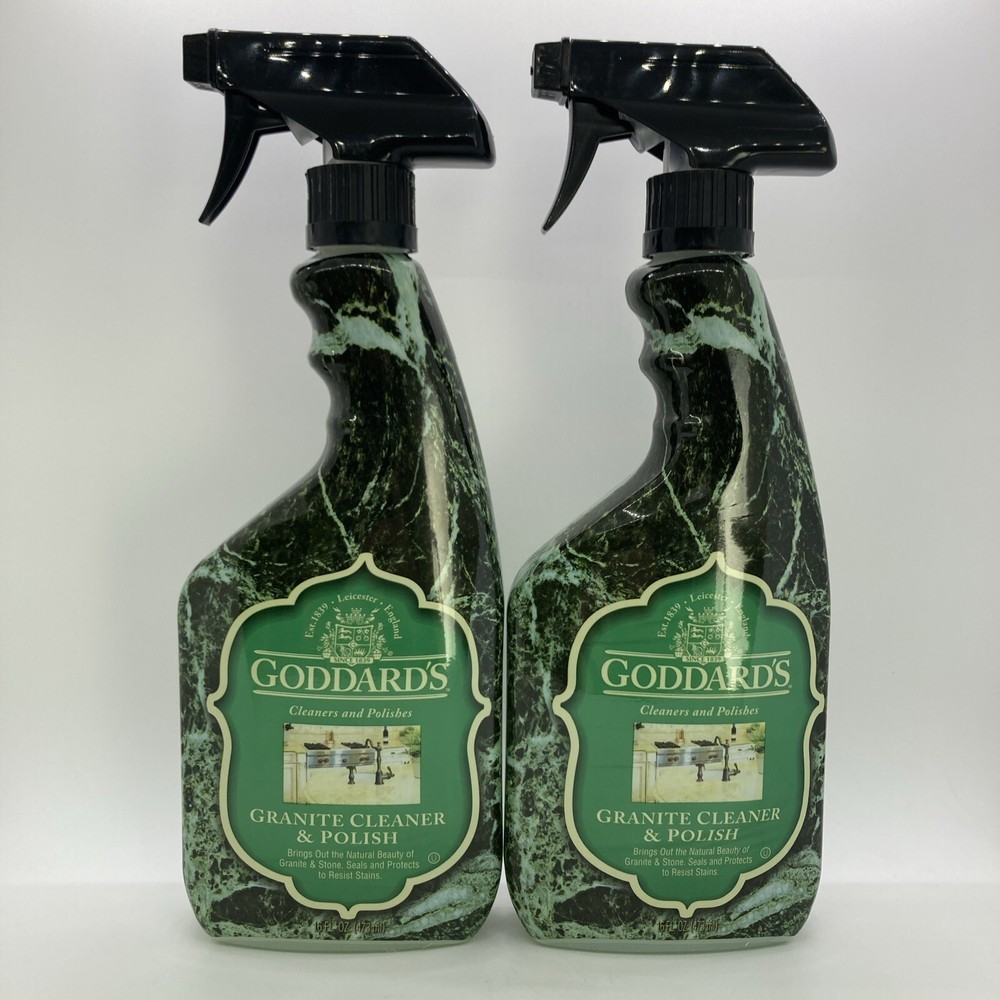 2 Pack – Goddard’s Granite Cleaner & Polish Trigger Spray, 16 fl oz each