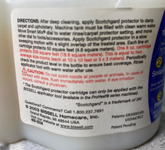 Bissell Scotchgard Carpet Fabric Protector 3M 8 Fl Oz Protects 200 sq ft New