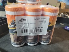 Armor All Leather Care Protectant Wipes Disposable 20ct NEW Pack Of 6