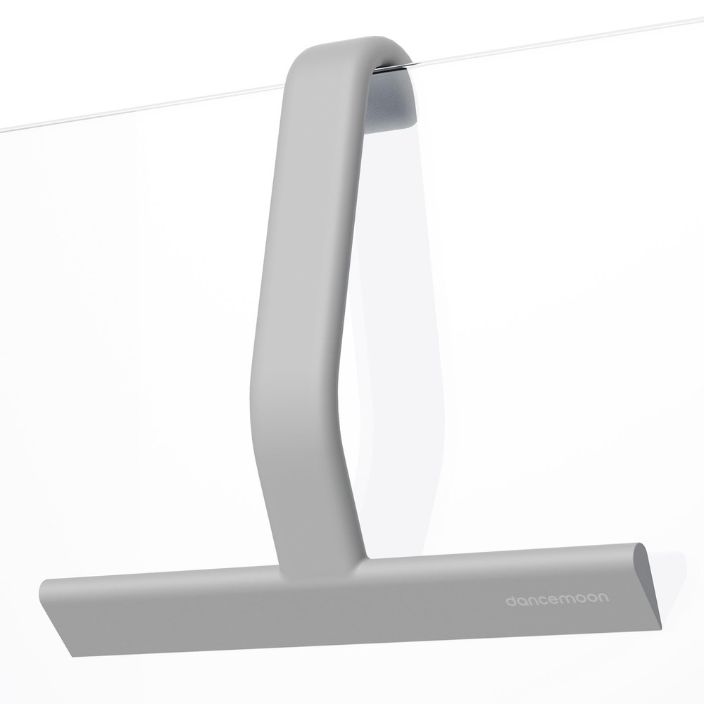 JustHang Shower Squeegee for Glass Doors, All-in-One Piece Silicone Squeegee …