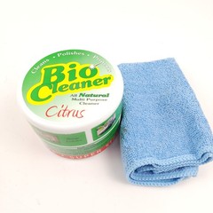 Bio Cleaner 17.5oz Cleaning Clay w/ Towel and Sponges Citrus