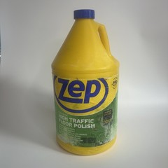 Zep Commercial ZUHTFF128EA 1-Gal Bottle High Traffic Floor Polish New