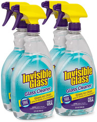 Invisible Glass 92194-4PK Premium Glass and Window Cleaner Spray – Cleans Glass,