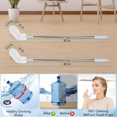 5 Gallon Bottle Brush – 5 Gallon Water Jug Brush Cleaner | 28″ Long 3 & 5 Gallon
