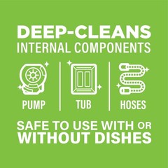 Dishwasher Cleaner, Helps Power Away Odor Causing Bacteria, Limescale, Mineral D