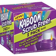 Kaboom Scrub Free Toilet Cleaner Refill (2-Pack) 35261 Pack of 6 Kaboom 35261