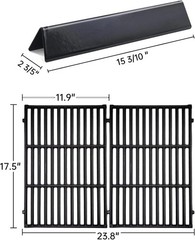 7638 7639 Cast Iron Grill Grates Gas Parts for Weber Spirit 2 E-310, S-310,GS4 S