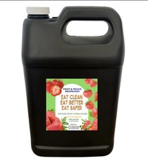 PURE TASTE Veggie Fruit Wash Organic Removes Wax Dirt Pesticides 128 Fl Oz