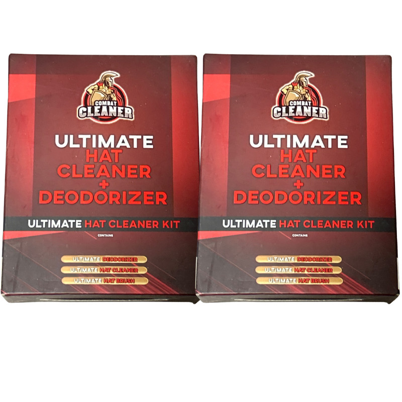 2 Pack Combat Cleaner Ultimate Hat Cleaner Kit Deodorizer Brush Cap Care Set