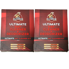 2 Pack Combat Cleaner Ultimate Hat Cleaner Kit Deodorizer Brush Cap Care Set