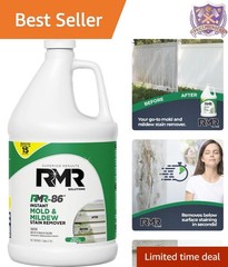 Mold and Mildew Stain Remover Spray 128oz Fast-Acting No Scrub Needed