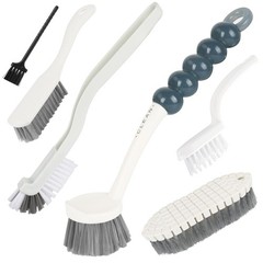 6 Pack Multipurpose Household Cleaning Set, Deep Cleaning Brush Set with Grip…