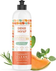 Plant Based Dish Soap Liquid – Fresh Herbs & Melon fl 16 oz – Non Toxic All