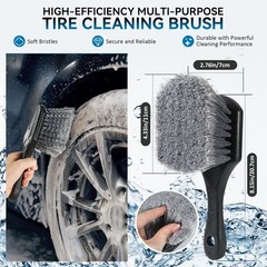 Tire Brushes for Cleaning Tires, Car Wheel Brushes for Cleaning Wheels, Rim Clea