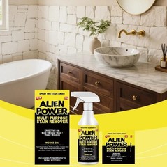 Alien Power Stain Remover Kit – Mold, Mildew & Algae Cleaner with Spray Bottle