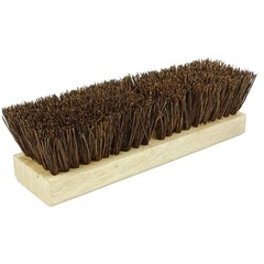 Heavy Duty Deck Scrub Brush – Natural Palmyra Bristles for Wood, Concrete & Roug