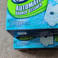 Scrubbing Bubbles Two Button Automatic Shower Cleaner w/ Booster Set NEW 2 Pack