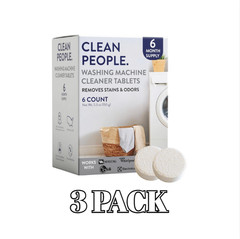 THE CLEAN PEOPLE Washing Machine Cleaner – Washer Machine Cleaner Tablets 3 PACK