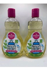 Dapple Baby Bottle and Dish Soap for Baby Products, Fragrance-Free, 16.9 fl oz