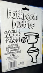 BATHROOM BUDDY Kalan Mens Room Gag Joke Gift Decoration Toilet Collage Dorm Toy