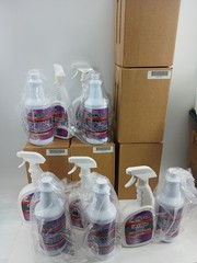 (Lot Of 5) Ultra Stainz-R-Out Lime & Calcium 32 Oz Concentrate Spray Bottle Sets