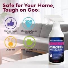 Heavy Duty Adhesive Remover Spray – Sticker Eraser for Cars, Glass, Plastic & Me