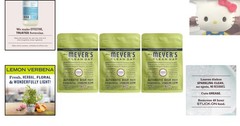 Mrs. Meyer’s Lemon Verbena Dishwasher Pods, 60 Total Pods – Cruelty-Free Clea…