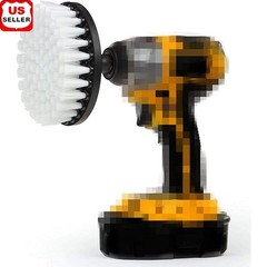 5 Inch Soft Bristle Brush Quick Change Shaft Cordless Drill Scrubbing Tool New