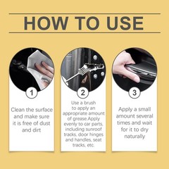Multi-Purpose Automotive Grease – Door Hinge & Seat Track Lubricant Grease