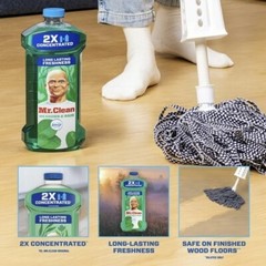 Mr Clean 2X Concentrated Multi Surface Cleaner With Febreze Meadows & Rain Scent